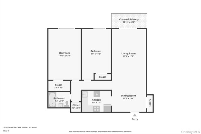 2035 Central Park Avenue 1K, Yonkers, NY 10710