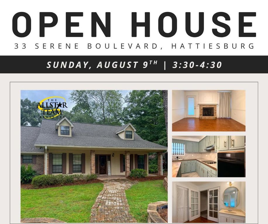 33 Serene Blvd., Hattiesburg, MS 39402