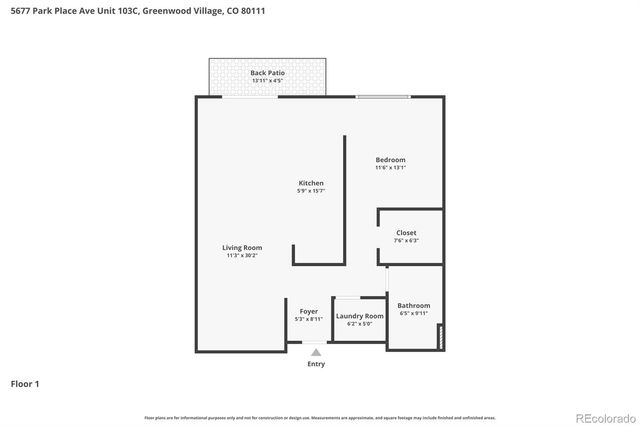 5677 S Park Place C103, Greenwood Village, CO 80111