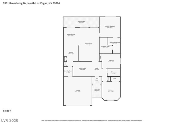 7661 Broadwing Drive, North Las Vegas, NV 89084