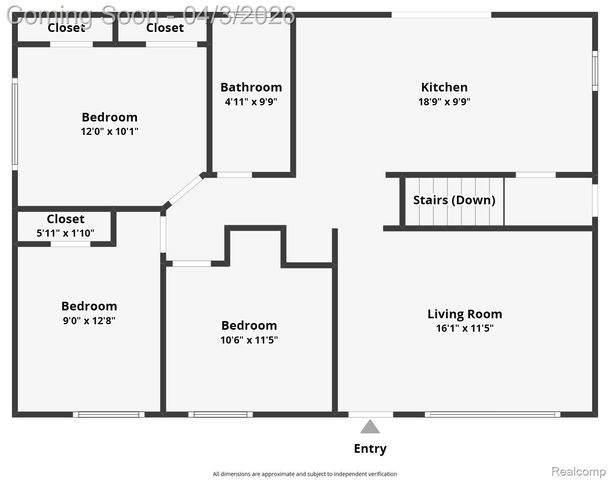 1187 Juneau Road, York Charter Township, MI 48198