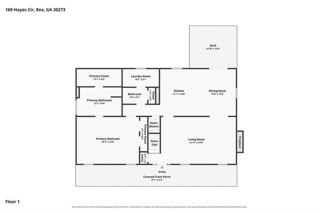 169 Hayes Circle, Rex, GA 30273