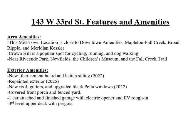 143 W 33rd Street, Indianapolis, IN 46208