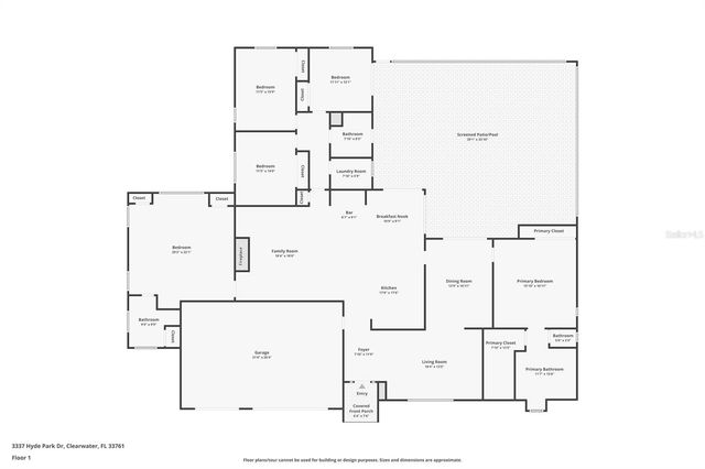 3337 HYDE PARK DRIVE, Clearwater, FL 33761