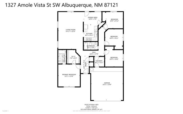 1327 AMOLE VISTA Street SW, Albuquerque, NM 87121