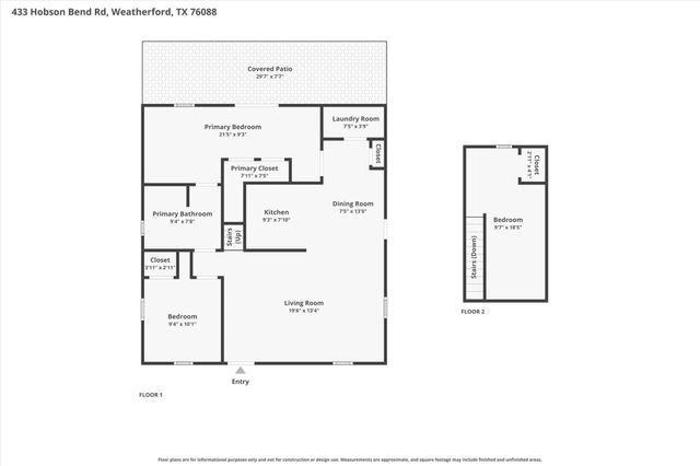 433 Hobson Bend Road, Weatherford, TX 76088