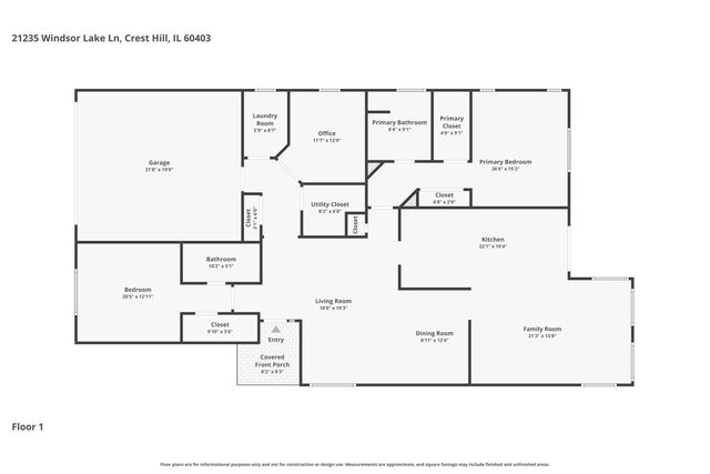 21235 Windsor Lake Lane, Crest Hill, IL 60403