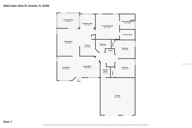 2936 CEDAR GLEN PLACE, Oviedo, FL 32765