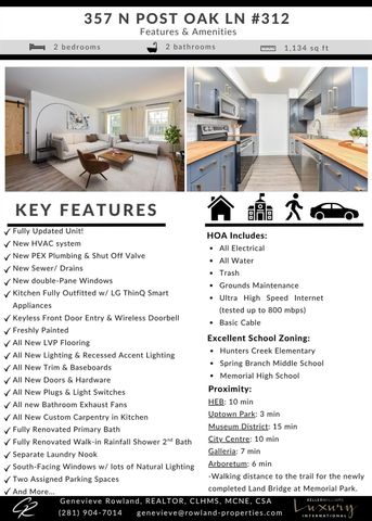 357 N Post Oak Lane 312, Houston, TX 77024