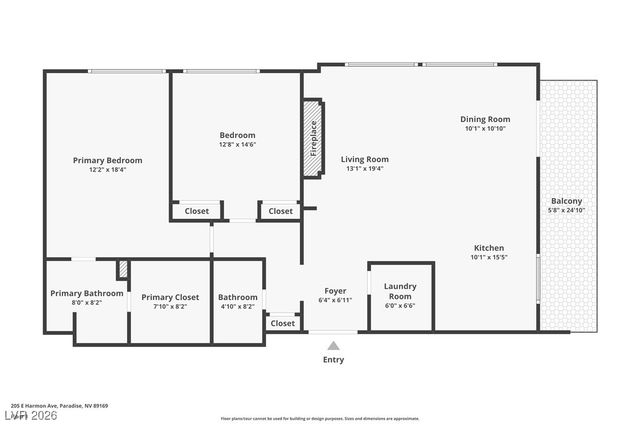 205 East Harmon Avenue 1012, Las Vegas, NV 89169