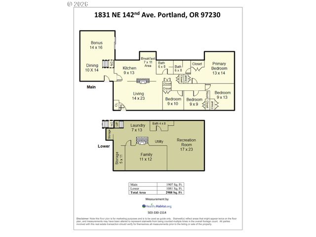 1831 Ne 142ND Ave, Portland, OR 97230