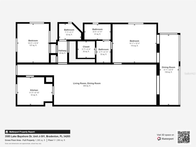3585 LAKE BAYSHORE DRIVE J-301, Bradenton, FL 34205