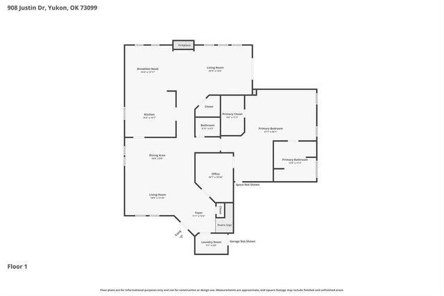 908 N Justin Drive, Yukon, OK 73099