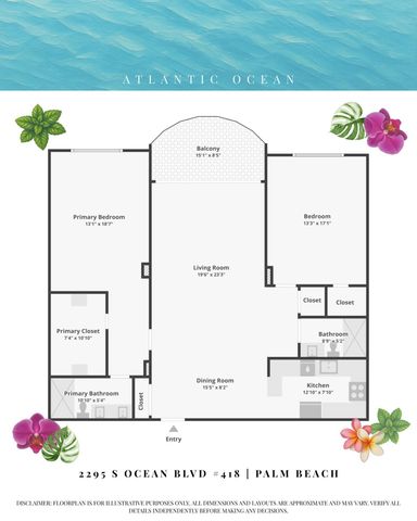 2295 S OCEAN Boulevard 418, Palm Beach, FL 33480