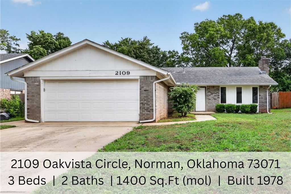 2109 Oakvista Circle, Norman, OK 73071