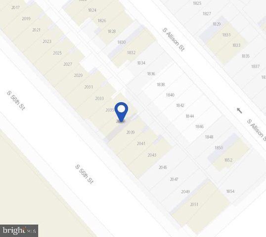 2037 S 56TH ST, Philadelphia, PA 19143