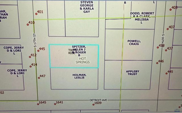 445 S 17TH, Hot Springs, SD 57747