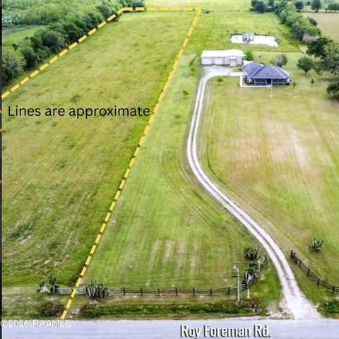 Tbd Roy Foreman Road, Maurice, LA 70555