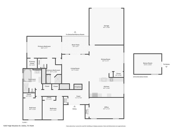 12557 High Meadow Drive, Dallas, TX 75244