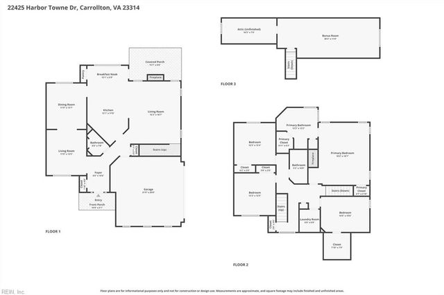 22425 Harbor Towne DR, Carrollton, VA 23314