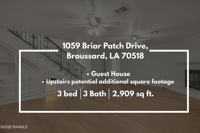 1059 Briar Patch Drive, Broussard, LA 70518