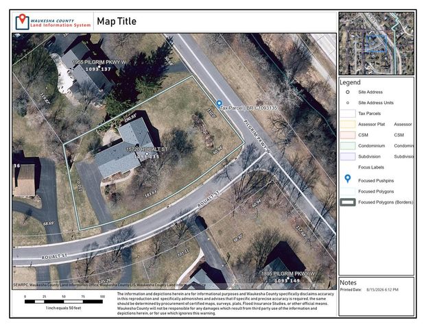 15720 W Roualt STREET, Brookfield, WI 53005