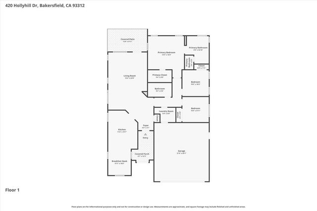420 Hollyhill Drive, Bakersfield, CA 93312