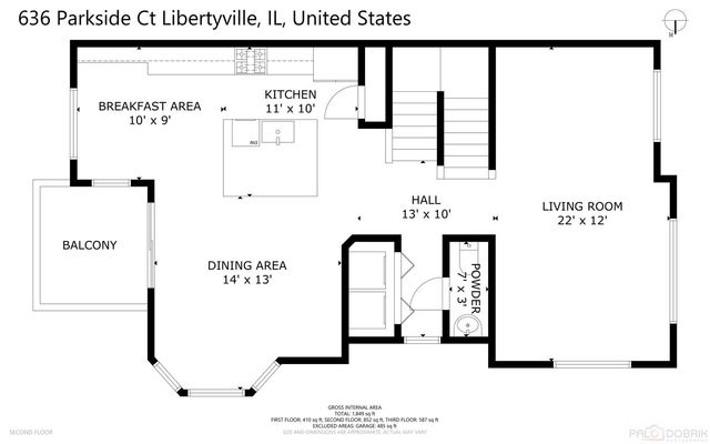 636 Parkside Court, Libertyville, IL 60048