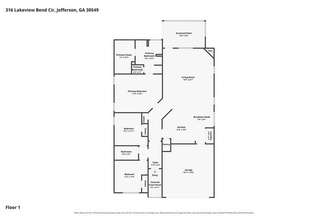 316 Lakeview Bend Circle, Jefferson, GA 30549