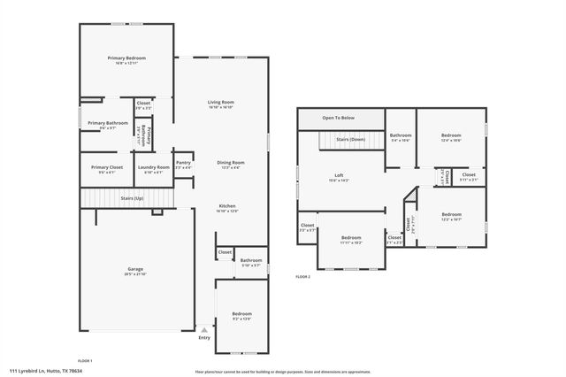 111 Lyrebird LN, Hutto, TX 78634