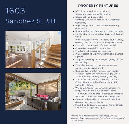 1603 Sanchez ST B, Austin, TX 78702