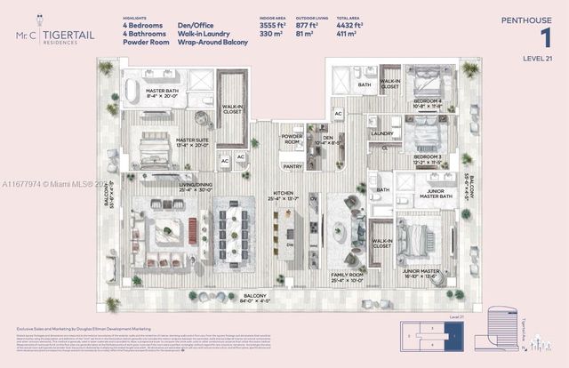 2678 Tigertail Ave PH1, Miami, FL 33133