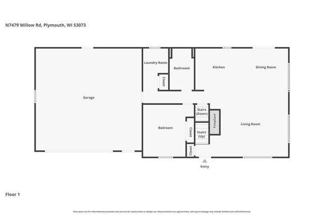 N7479 Willow ROAD, Plymouth, WI 53073