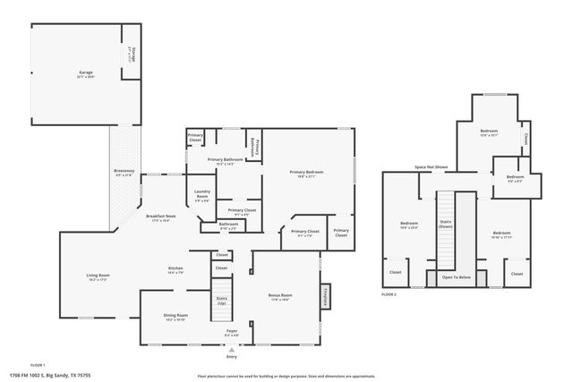 1708 Fm 1002 S, Big Sandy, TX 75755