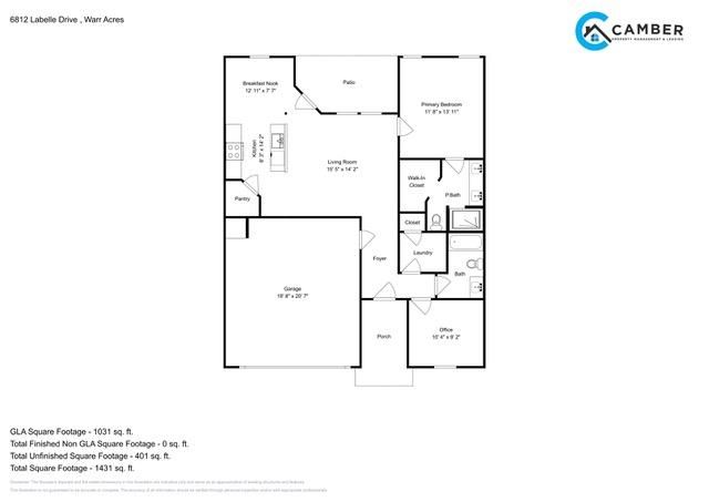 8012 Labelle Drive, Warr Acres, OK 73132