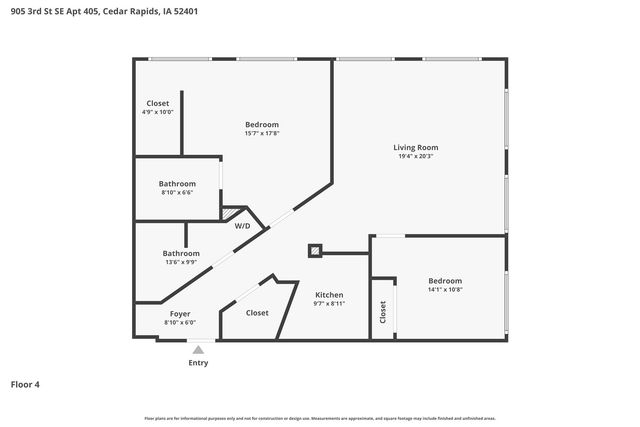 905 3rd St 405, Cedar Rapids, IA 52401