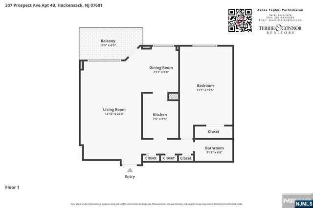 307 Prospect Avenue 4B, Hackensack, NJ 07601