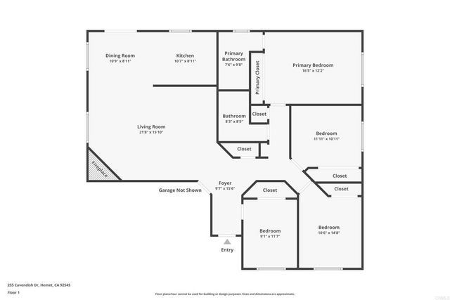 255 Cavendish Drive, Hemet, CA 92545