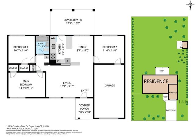 20860 Garden Gate Drive, Cupertino, CA 95014