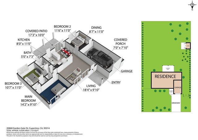 20860 Garden Gate Drive, Cupertino, CA 95014