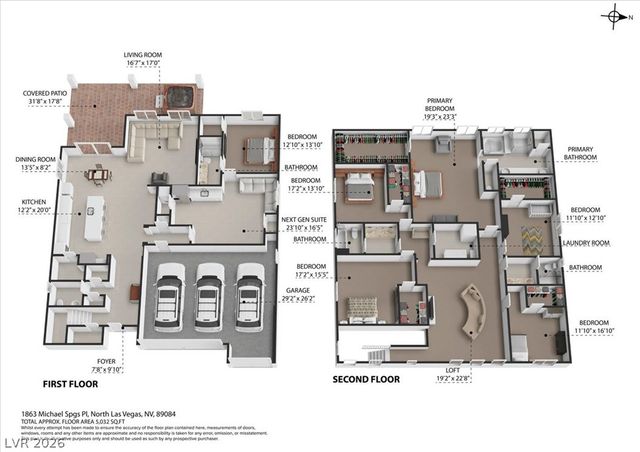 1863 Michael Springs Place, North Las Vegas, NV 89084