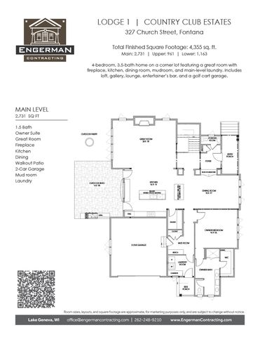 327 Church DRIVE, Fontana, WI 53125