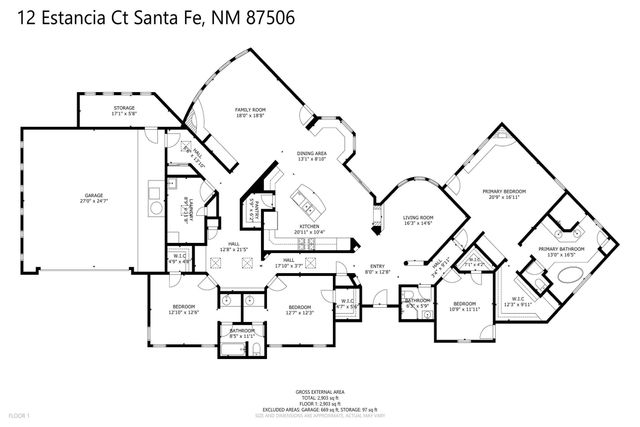 12 Estancia Court, Santa Fe, NM 87506
