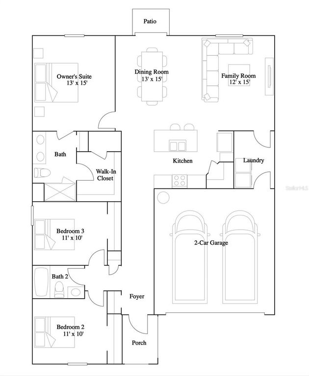 Image 10 of property listing at 1828 PERCH HAMMOCK LOOP, Groveland, FL 34736