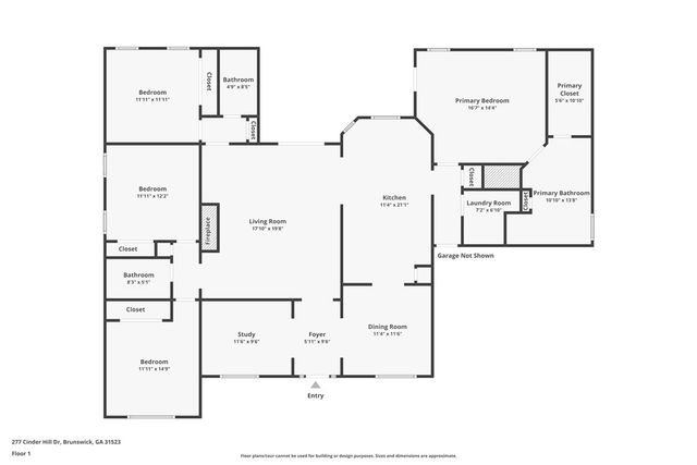 277 Cinder Hill Drive, Brunswick, GA 31523