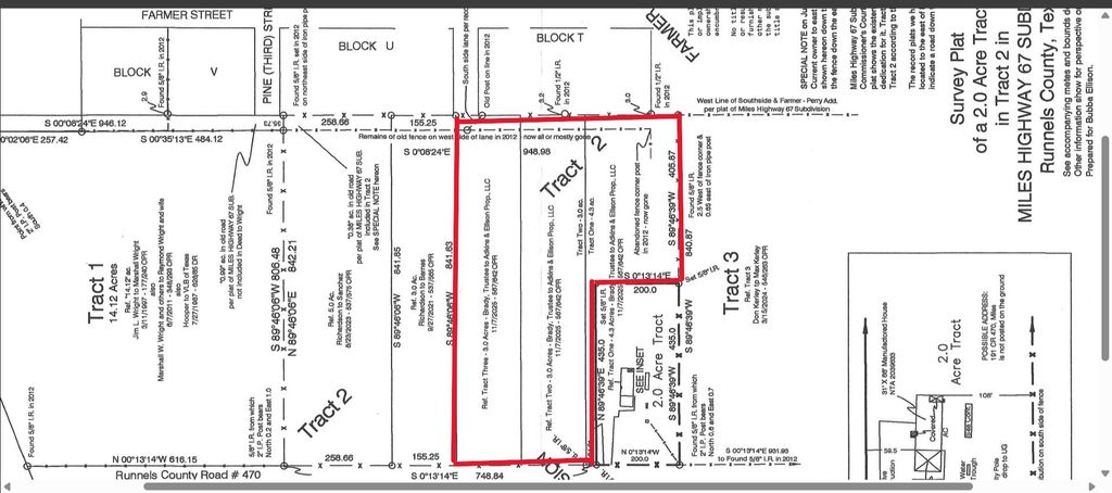 Image 2 of property listing at 0 Tract 1 Co Rd 470, Miles, TX 76861