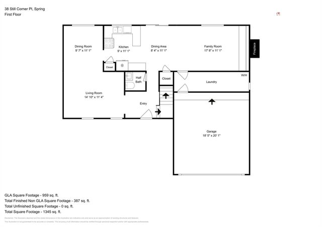 38 Still Corner Place, Spring, TX 77381