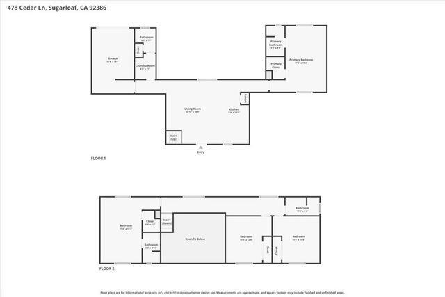 478 Cedar, Sugarloaf, CA 92386