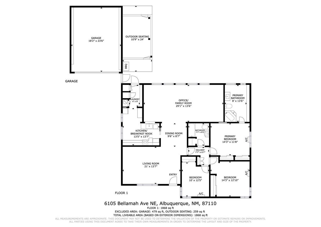 Image 3 of property listing at 6105 Bellamah Avenue NE, Albuquerque, NM 87110