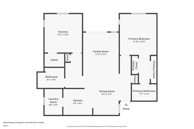 1982 W Bayshore Road 237, East Palo Alto, CA 94303